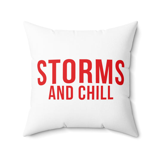 Storms and Chill Throw Pillow