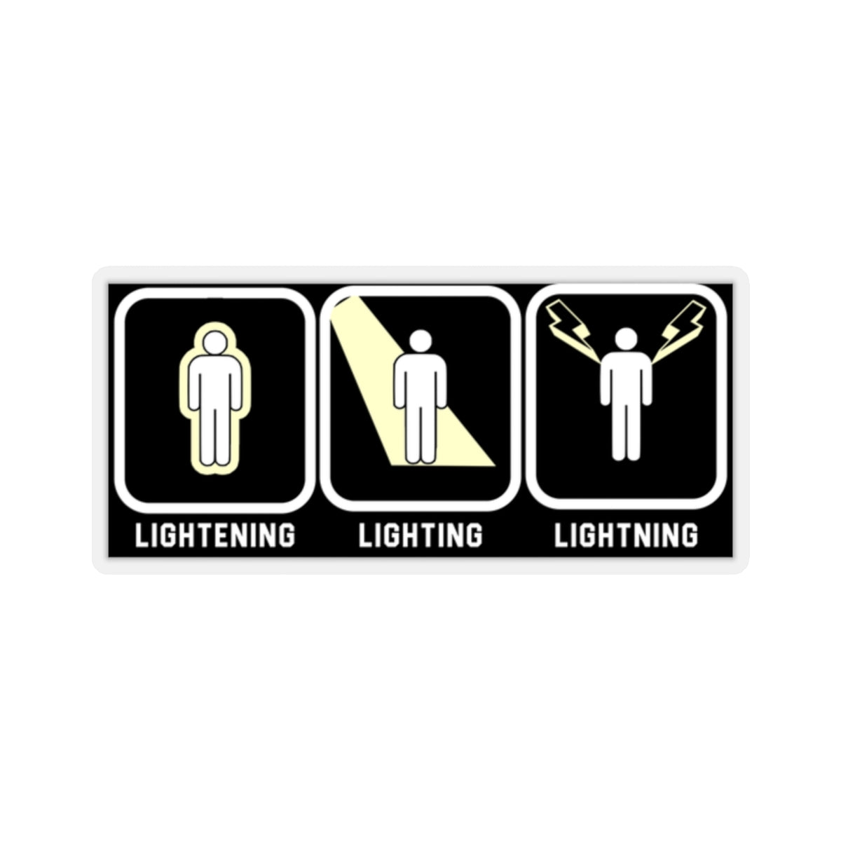 Lightning Spelling Sticker 