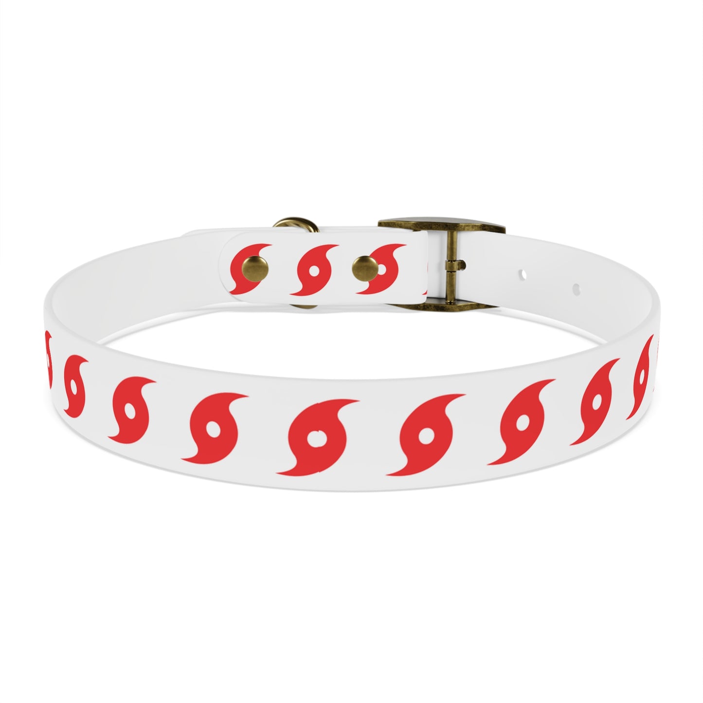 Hurricane Icon (Red) Dog Collar