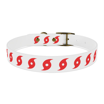 Hurricane Icon (Red) Dog Collar