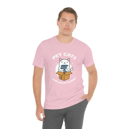 Pet Cats and Chase Storms Tee