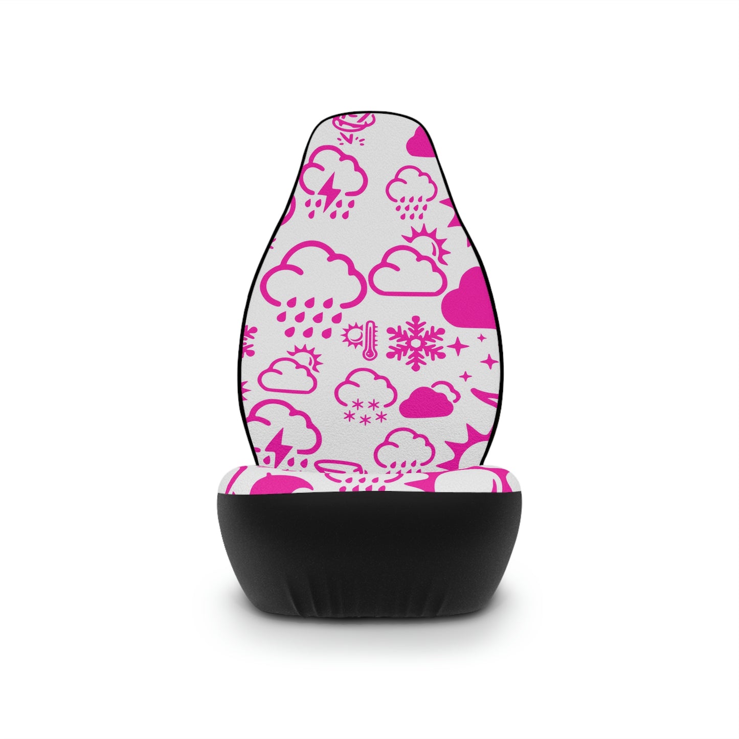 Wx Icon (Pink/White) Car Seat Covers