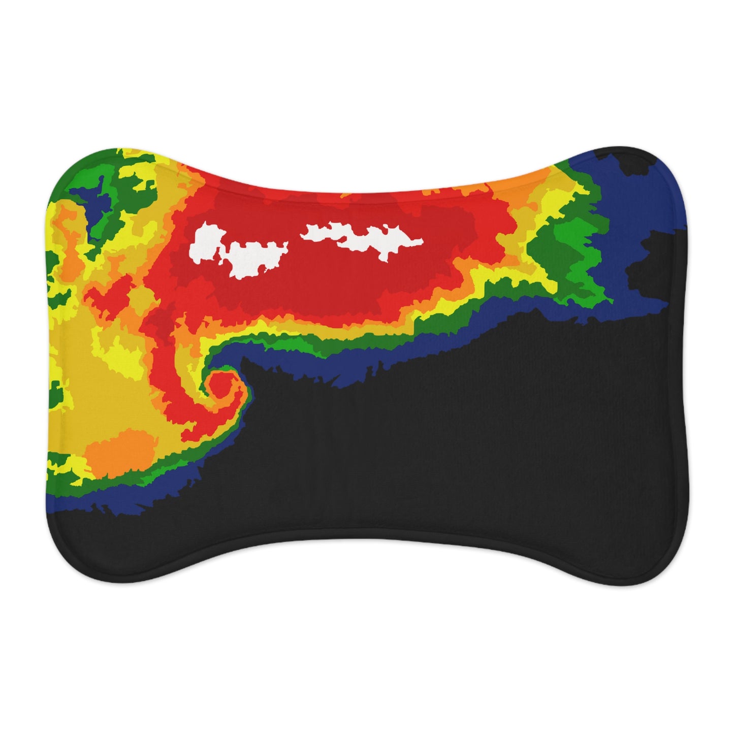 Radar Print Pet Feeding Mat