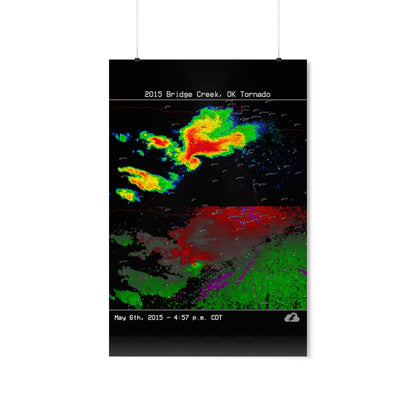 Bridge Creek, OK 2015 Tornado Poster