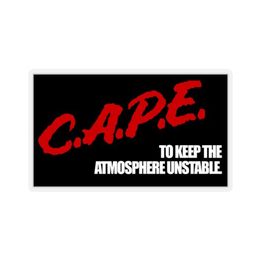 C.A.P.E. Sticker