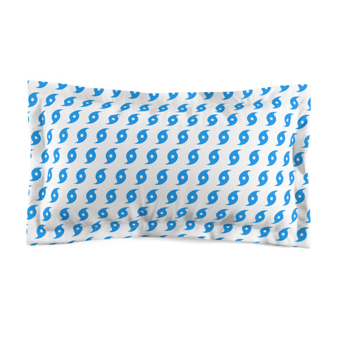 Hurricane Icon (Blue) Microfiber Pillow Sham