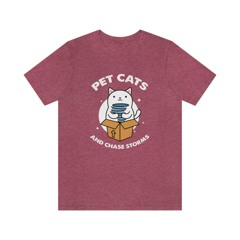 Pet Cats and Chase Storms Tee