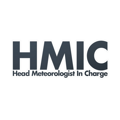 Head Meteorologist In Charge Vinyl Decal