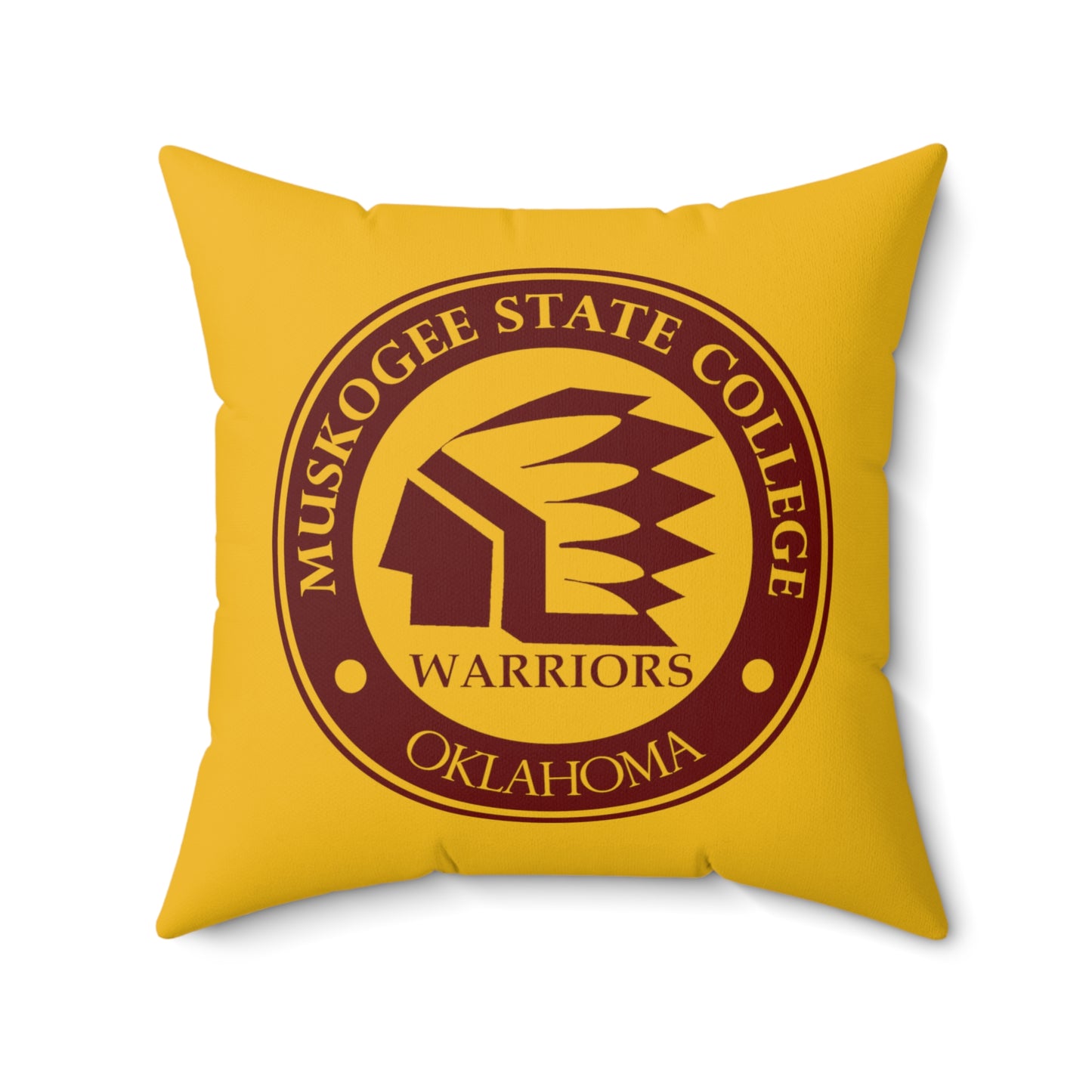 Muskogee State Throw Pillow