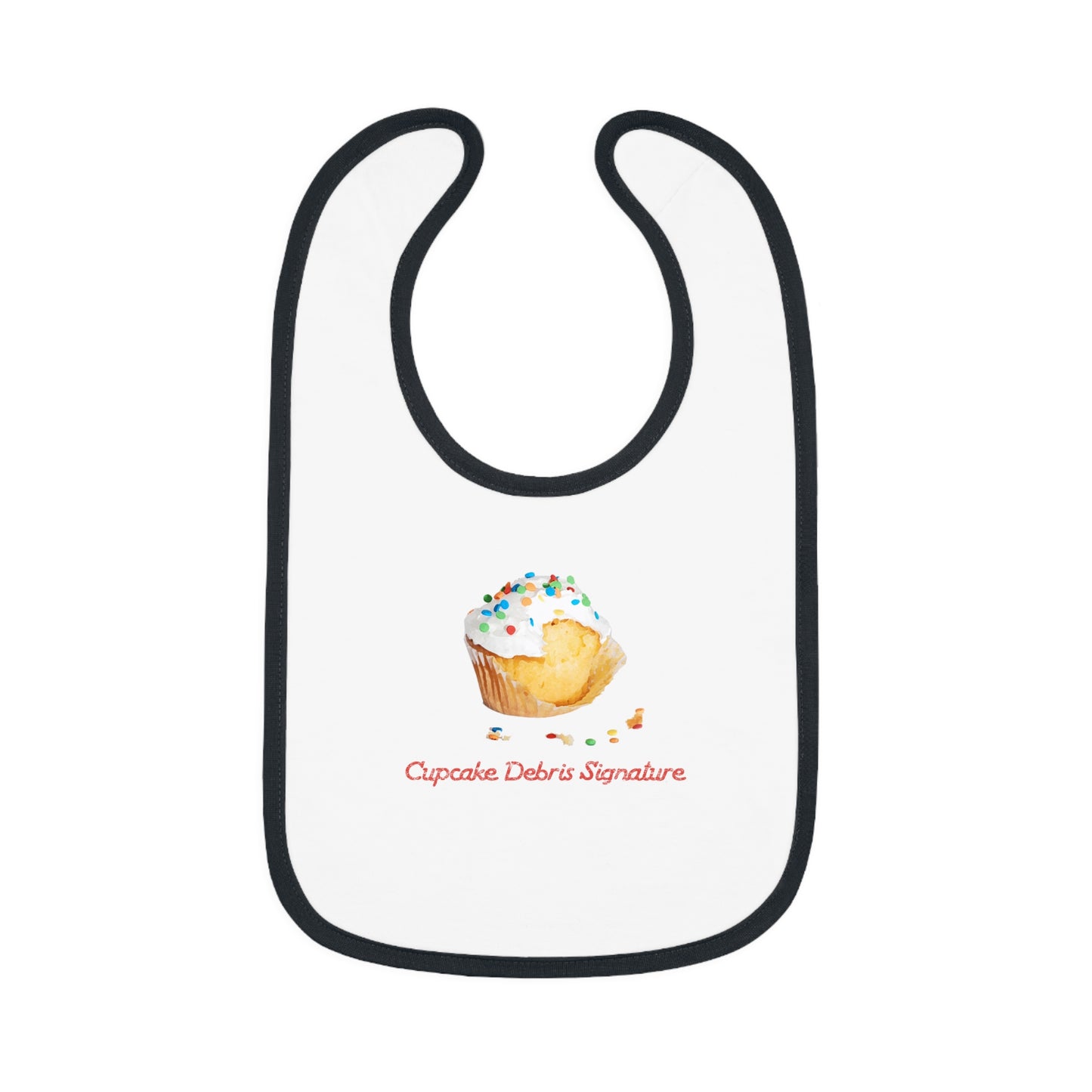 Cupcake Debris Signature Bib