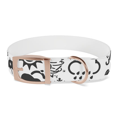 Wx Icon (White/Black) Dog Collar