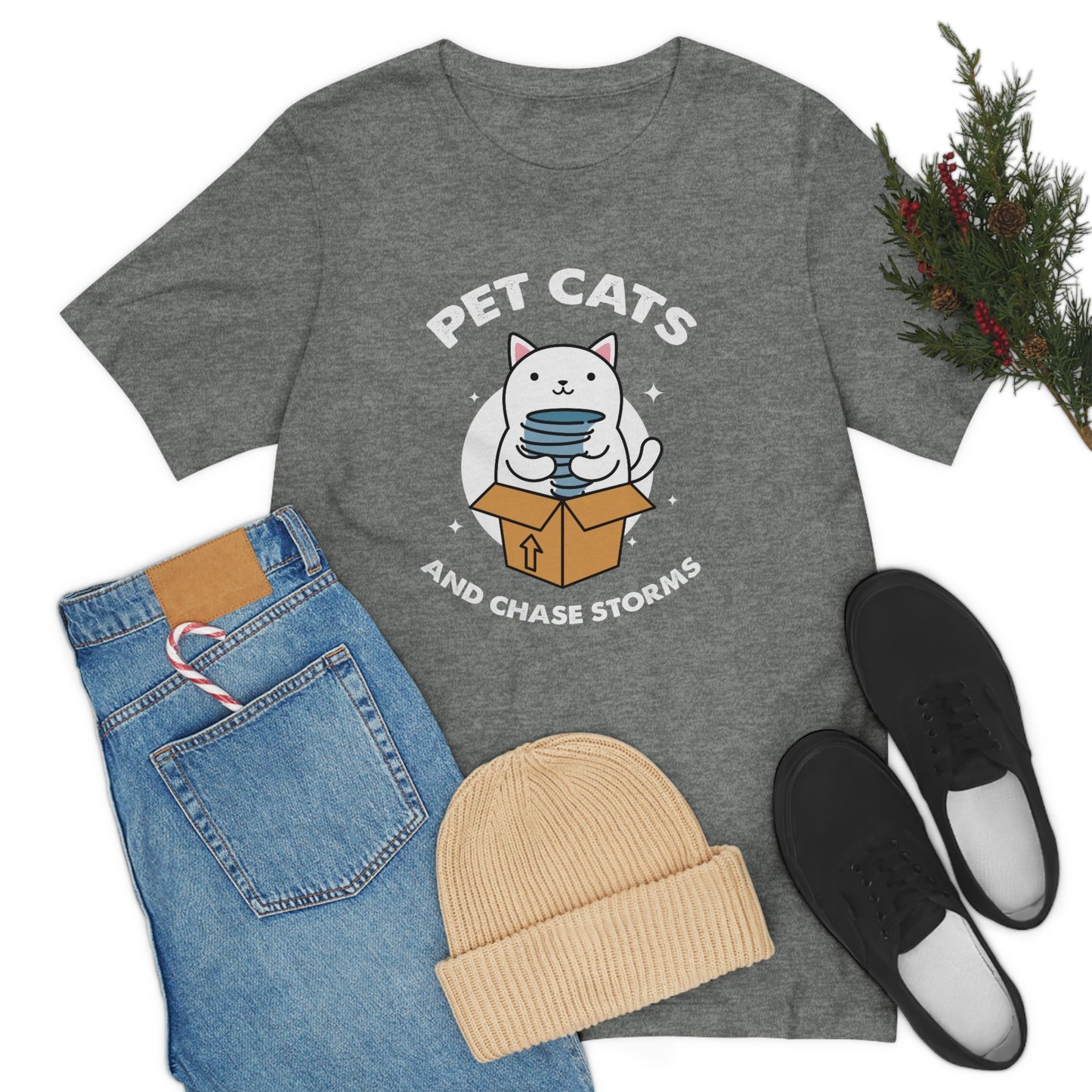 Pet Cats and Chase Storms Tee