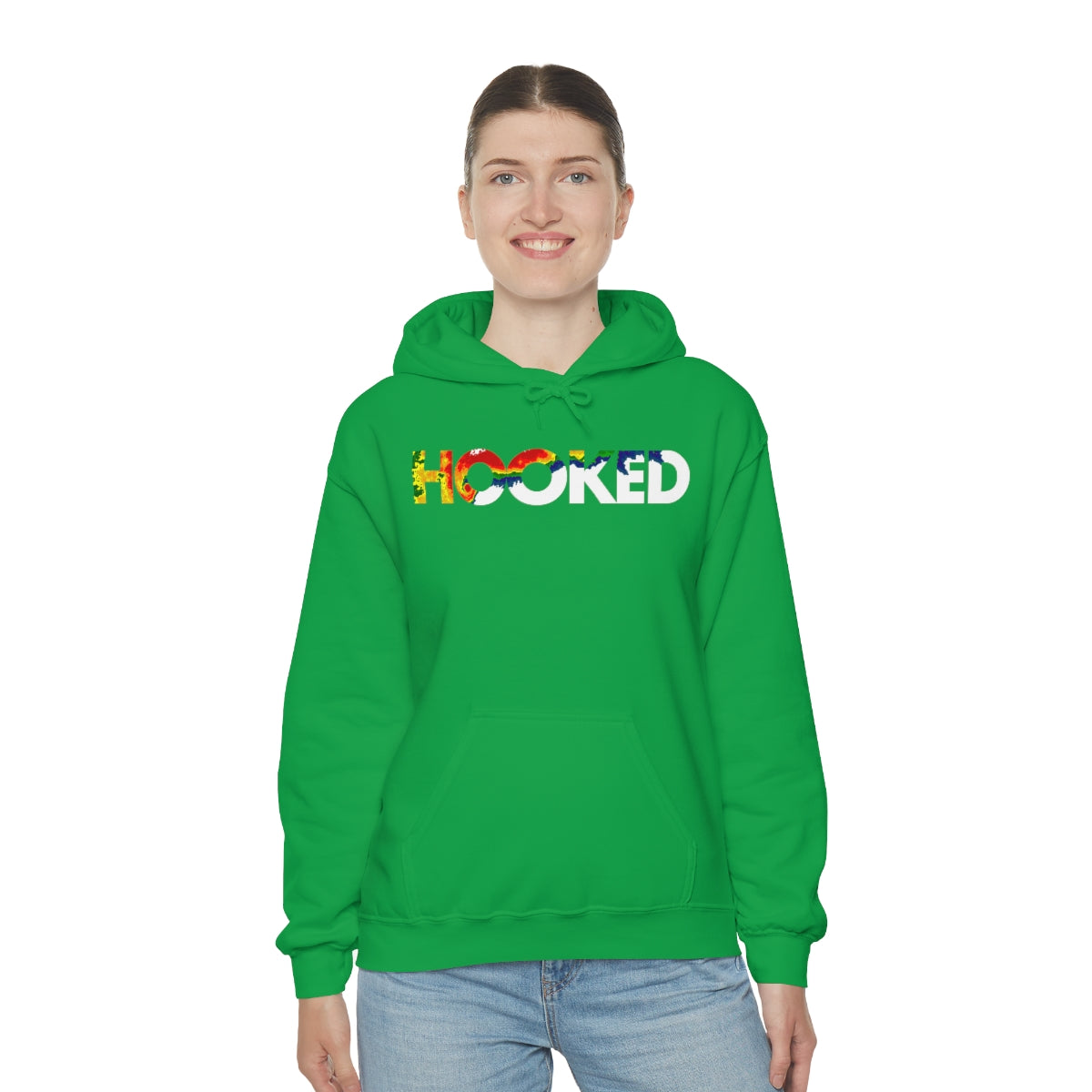 Sudadera con capucha enganchada  