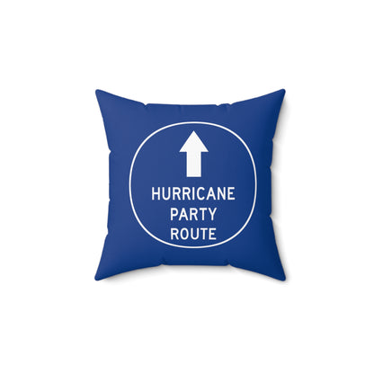 Hurricane Party Route Throw Pillow