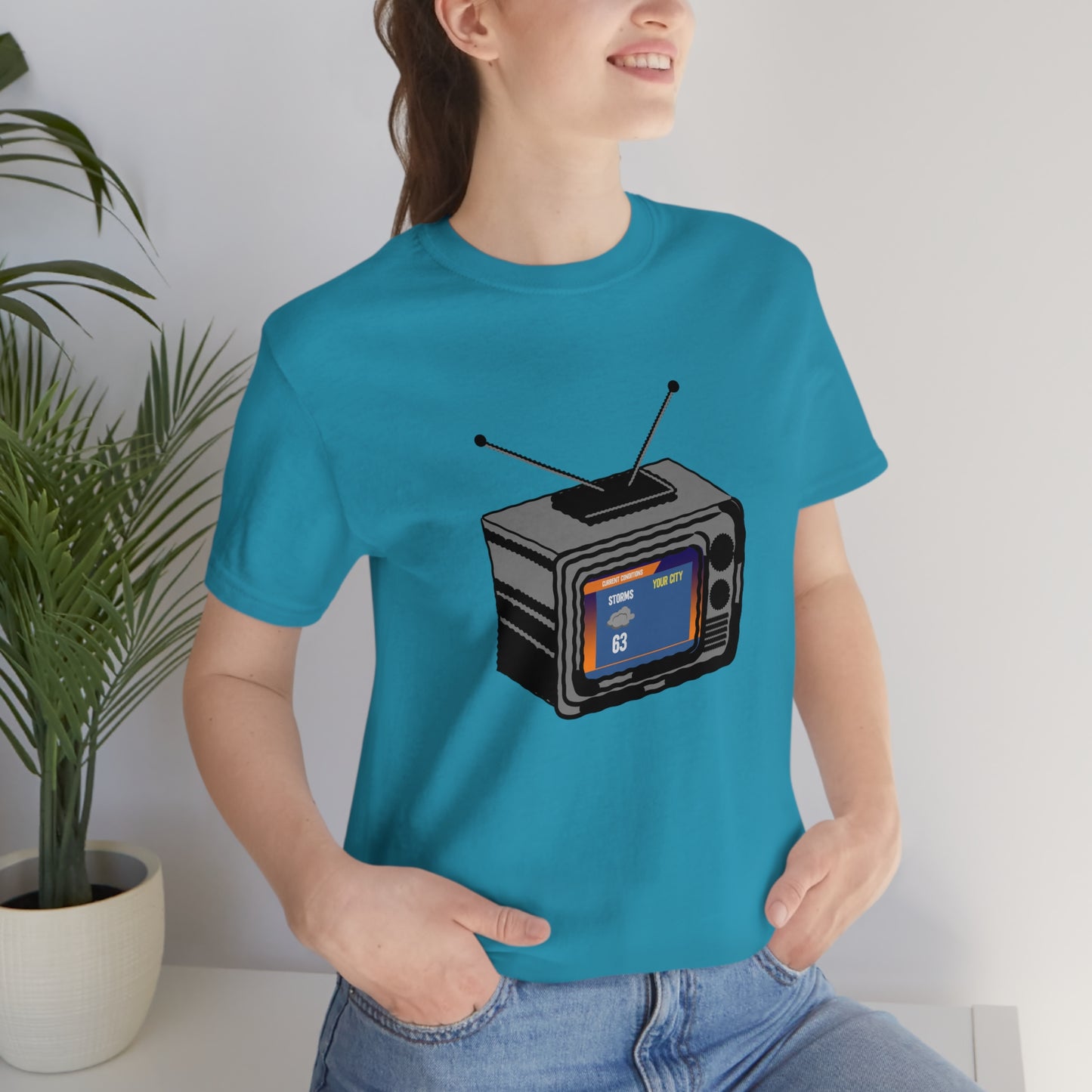 Retro TV Forecast Tee