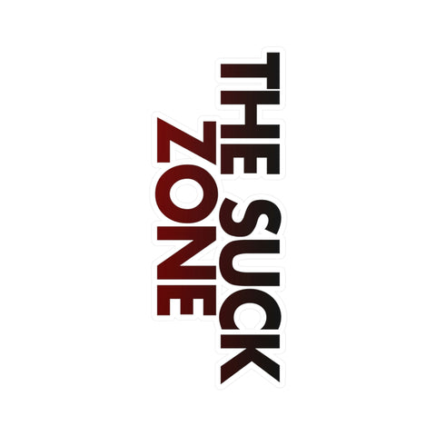 The Suck Zone Vinyl Decal
