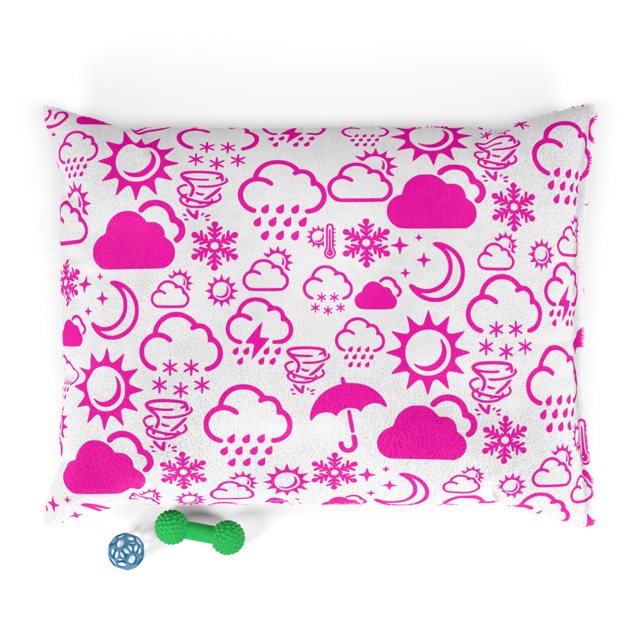 Wx Icon (White/Pink) Pet Bed 