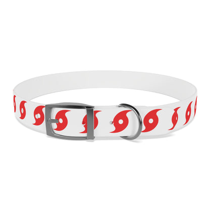 Hurricane Icon (Red) Dog Collar