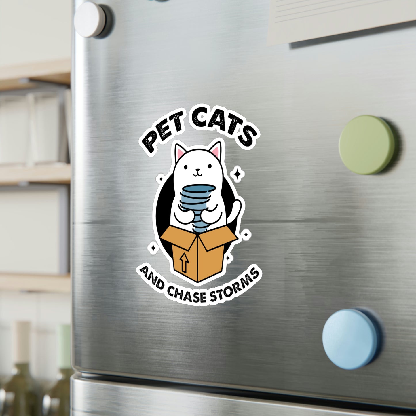 Pet Cats and Chase Storms Vinyl Decal