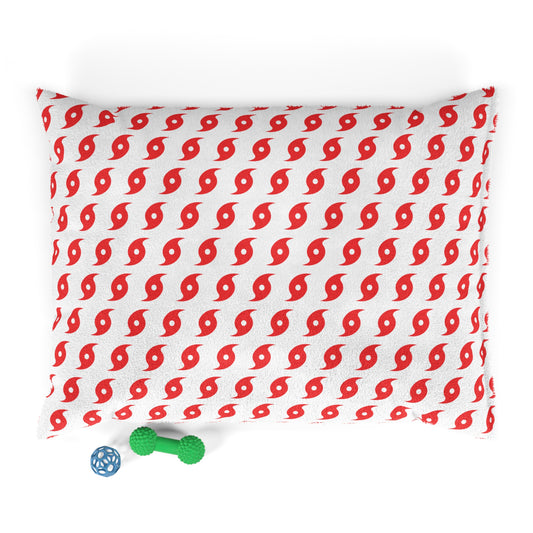 Hurricane Icon (Red) Pet Bed