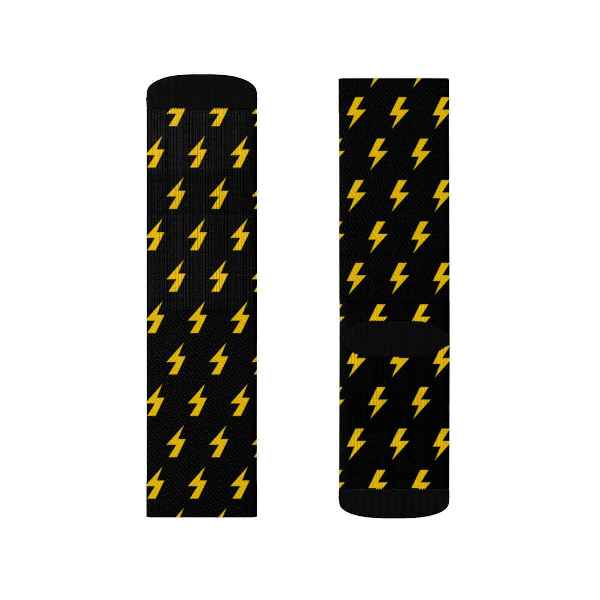 Lightning (Black/Yellow) Socks 