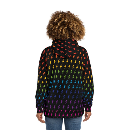 Lightning (Black/Rainbow) Hoodie