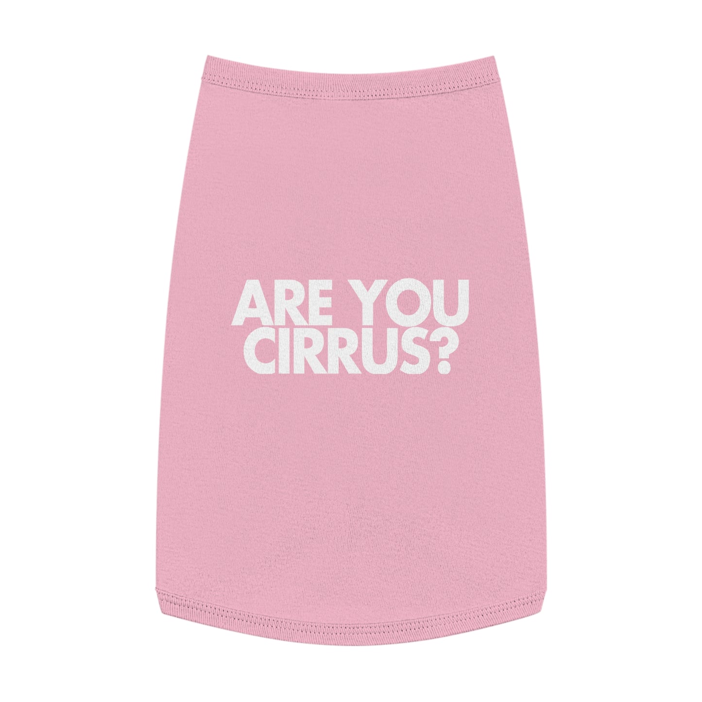 Are You Cirrus? Pet Shirt