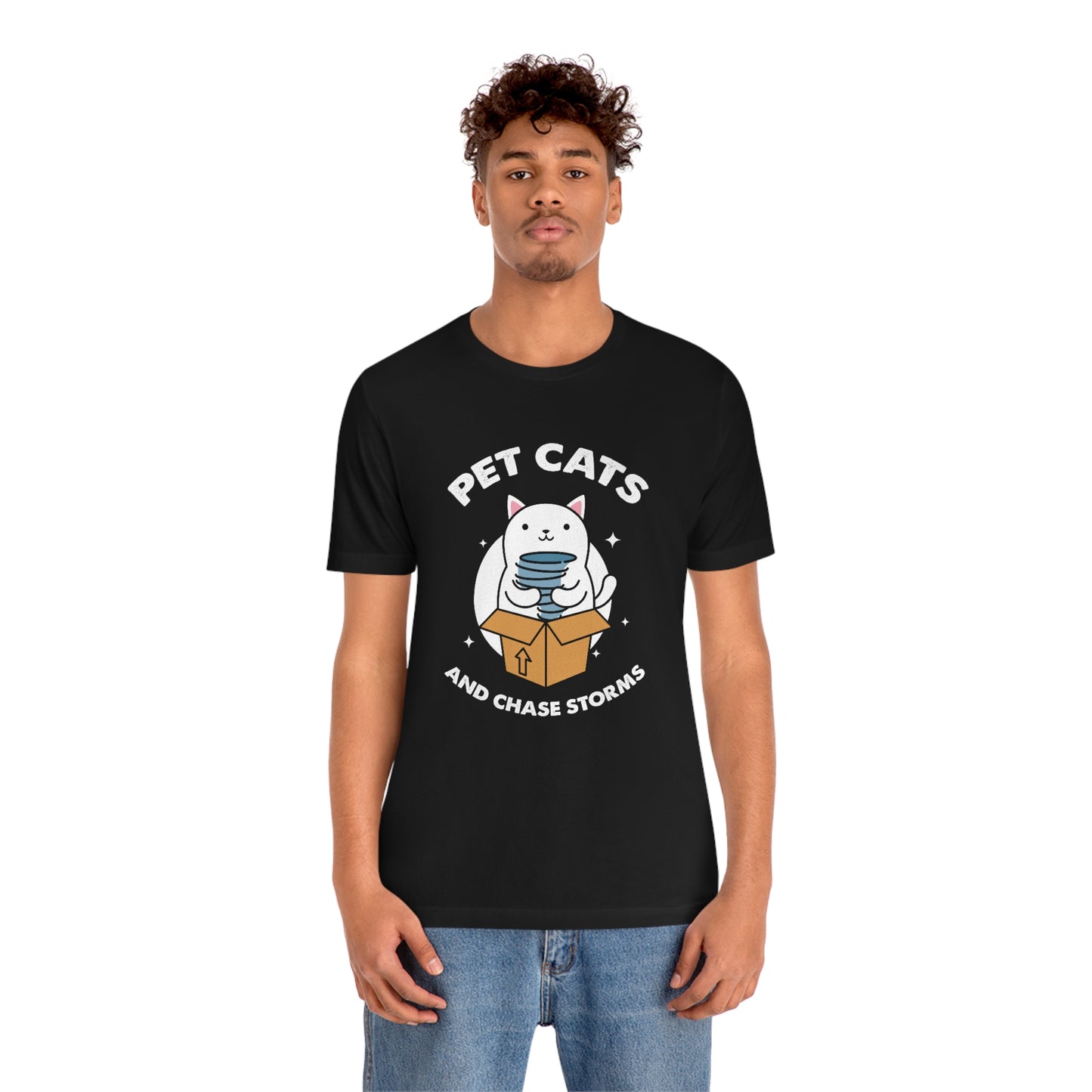 Pet Cats and Chase Storms Tee