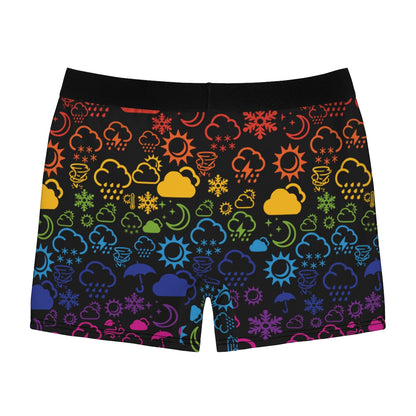 Wx Icon (Black/Rainbow) Boxer Briefs