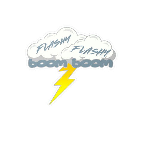 Flashy Flashy Boom Boom Vinyl Decal