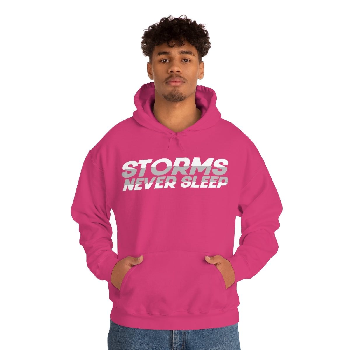 Sudadera con capucha Storms Never Sleep 