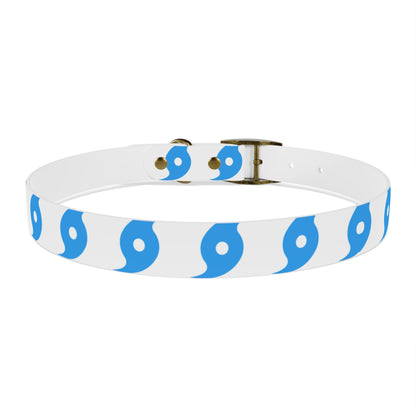 Hurricane Icon (Blue) Dog Collar