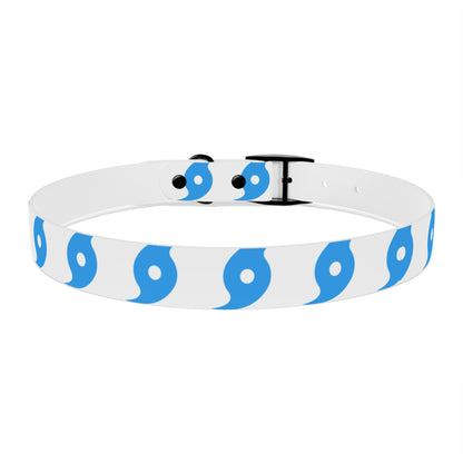 Hurricane Icon (Blue) Dog Collar