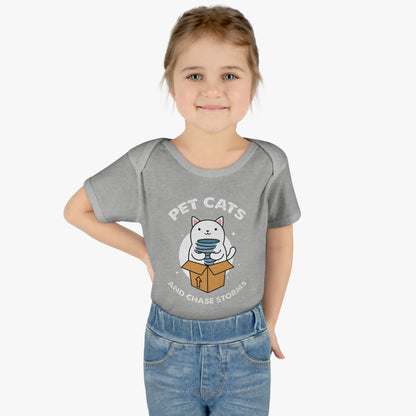 Pet Cats and Chase Storms Infant Bodysuit