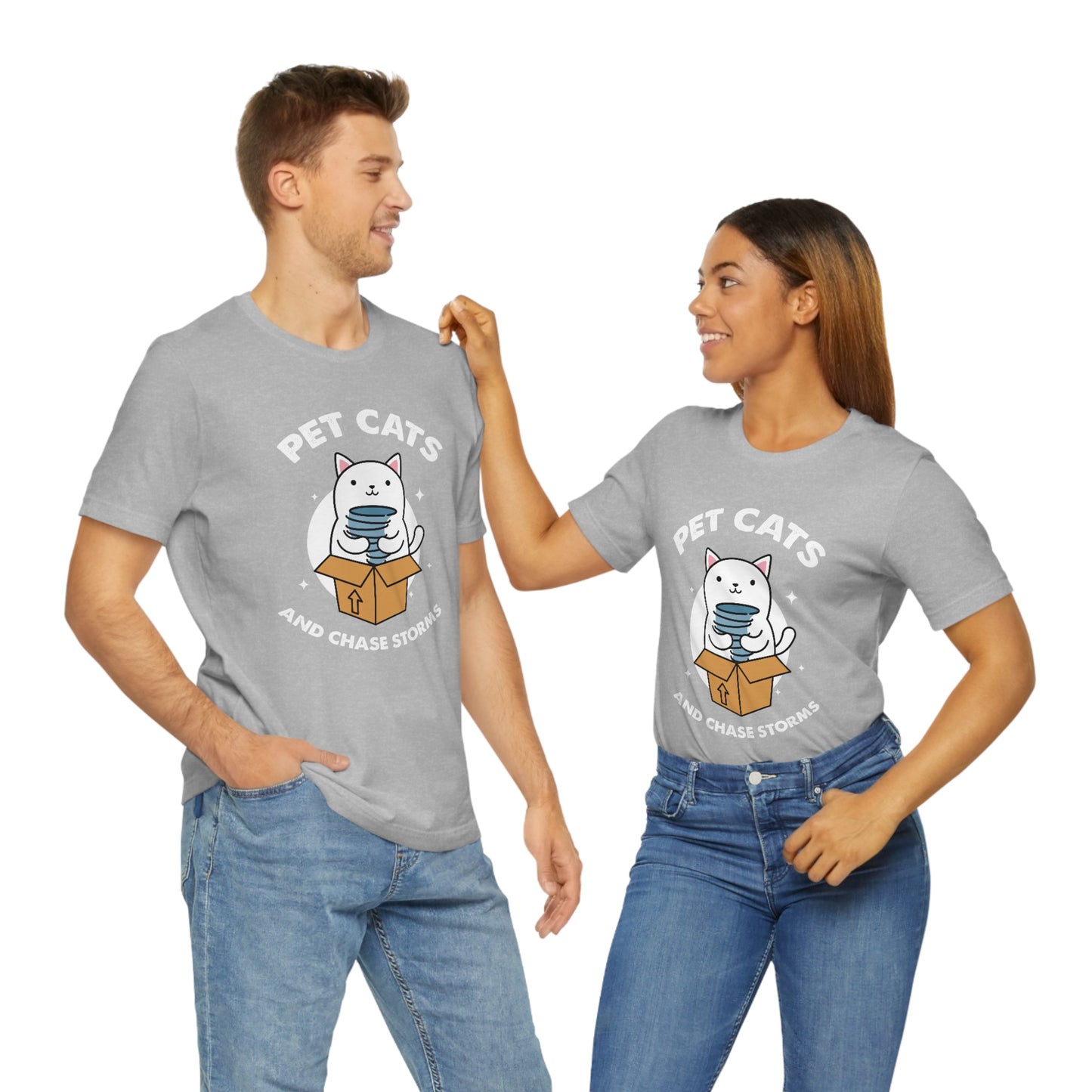 Pet Cats and Chase Storms Tee