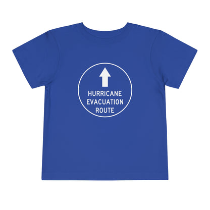 Hurricane Evacuation Route Toddler Tee