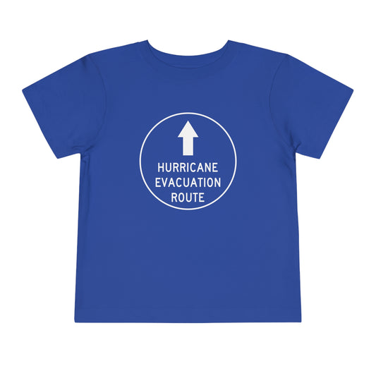 Hurricane Evacuation Route Toddler Tee