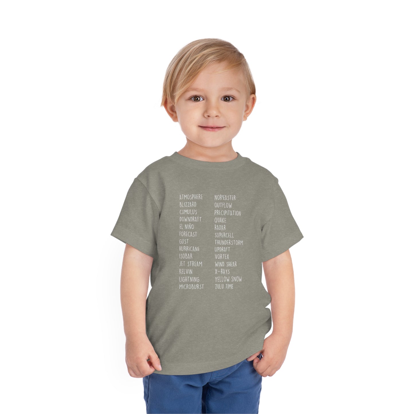 Weather ABCs Toddler Tee