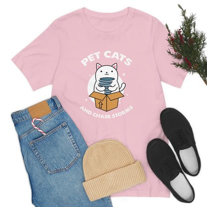 Pet Cats and Chase Storms Tee