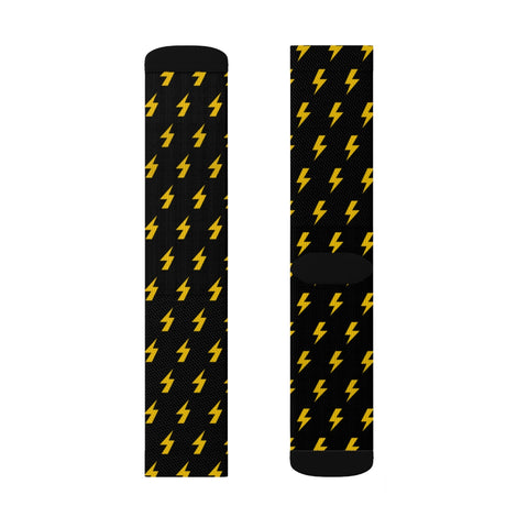 Lightning (Black/Yellow) Socks
