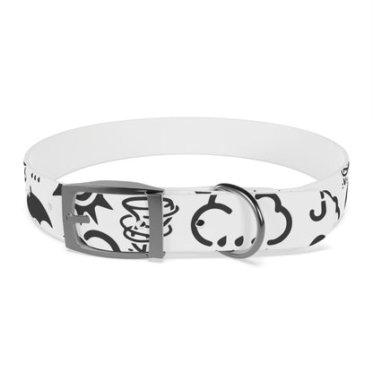 Wx Icon (White/Black) Dog Collar