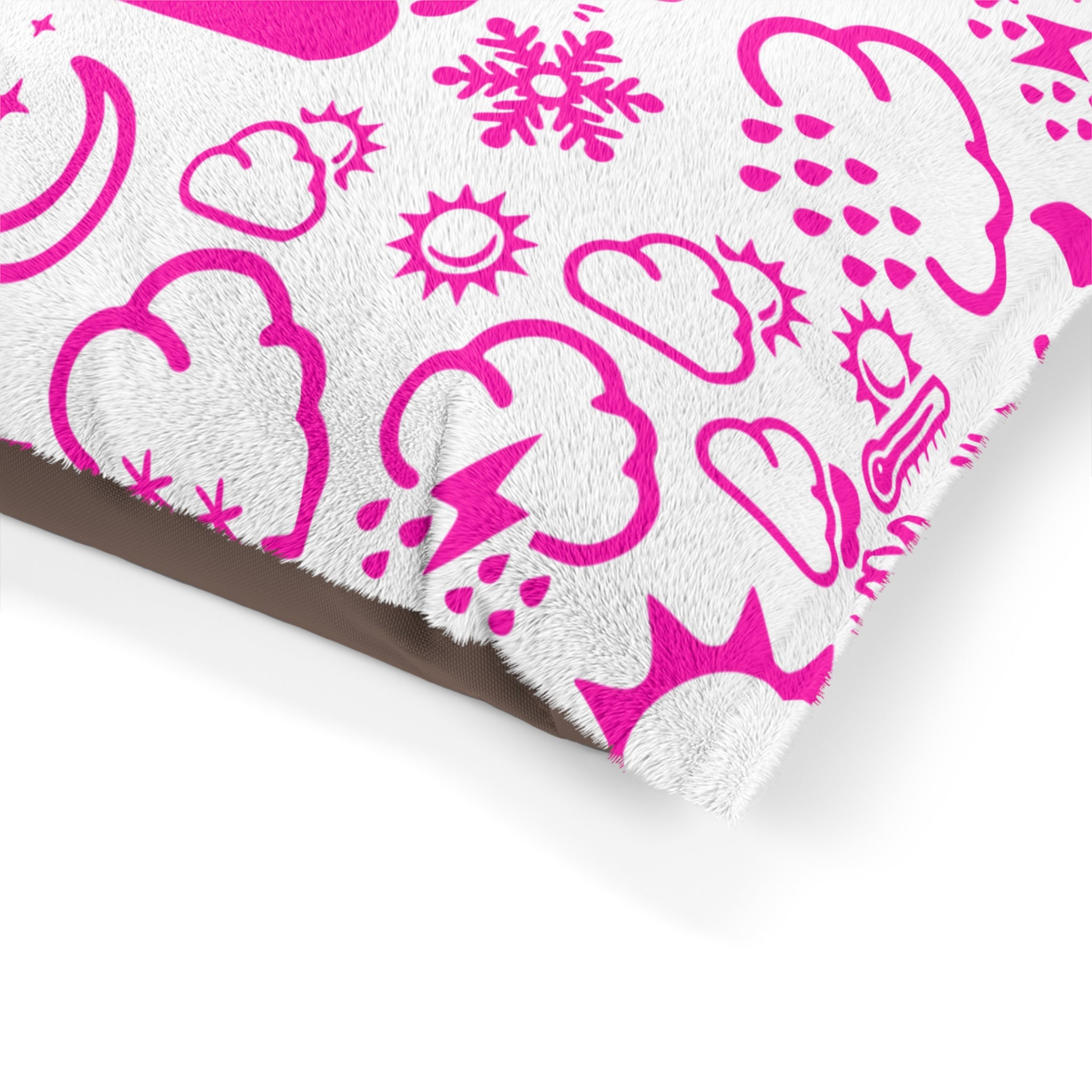 Wx Icon (White/Pink) Pet Bed 