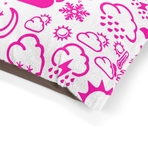 Wx Icon (White/Pink) Pet Bed