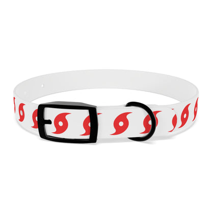 Hurricane Icon (Red) Dog Collar