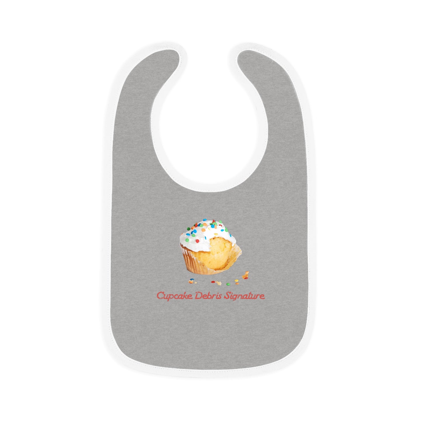 Cupcake Debris Signature Bib