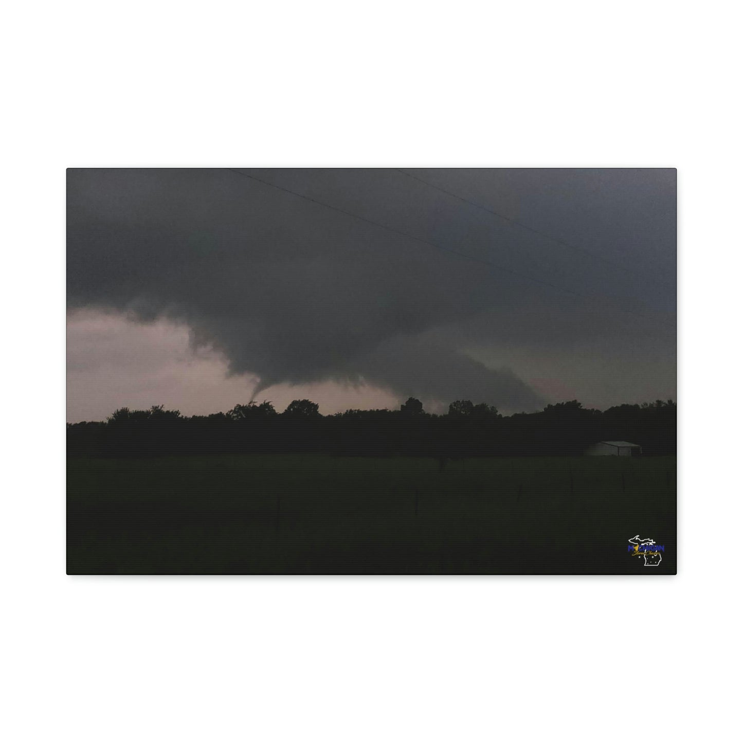 Small Missouri Tornado & Wall cloud