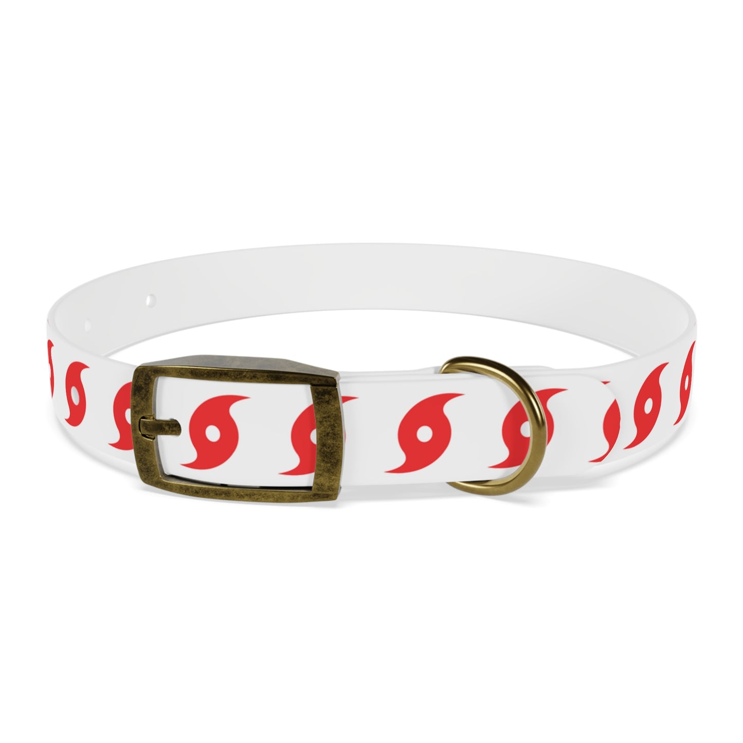 Hurricane Icon (Red) Dog Collar