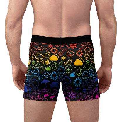 Wx Icon (Black/Rainbow) Boxer Briefs