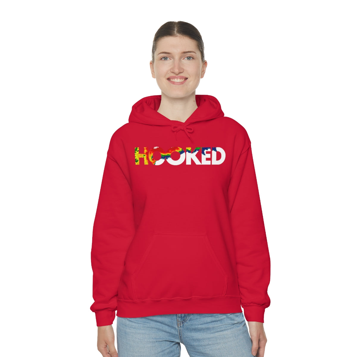 Sudadera con capucha enganchada  