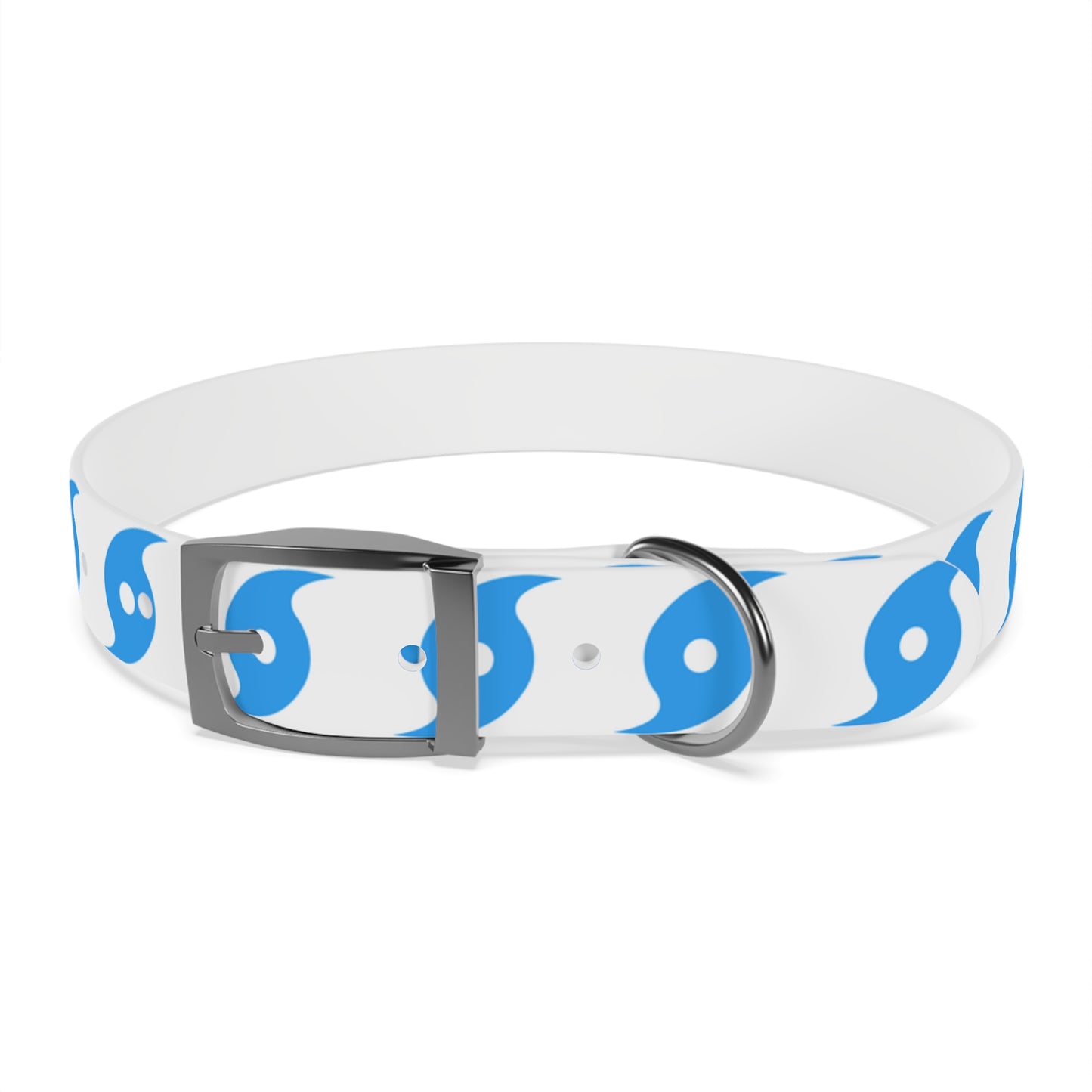 Hurricane Icon (Blue) Dog Collar